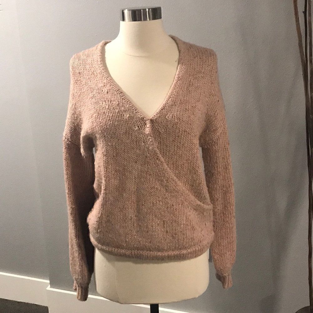Madewell Faux Wrap Sweater 